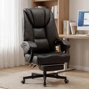 Ergonomic Office Chair with Footrest, High Back Adjustable Gaming Chair with Lumbar Support, Breathable Fabric Swivel Computer Chair with Padded Armrests for Home Office Ergonomic Office Chair with Footrest, High Back Adjustable Gaming Chair with Lumbar Support, Breathable Fabric Swivel Computer Chair with Padded Armrests for Home Office