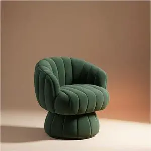 Vanity 360-Degree Swivel Accent Chair - Mid Century Modern Plush Round Makeup Chair, Relaxing Comfy Lounge Sofa Arm Chairs, Idear for Living Room, Bedroom (Green Velvet Fabric) Vanity 360-Degree Swivel Accent Chair - Mid Century Modern Plush Round Makeup Chair, Relaxing Comfy Lounge Sofa Arm Chairs, Idear for Living Room, Bedroom (Green Velvet Fabric)