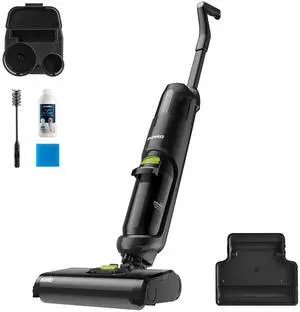 Wet Dry Vacuum Cleaner Cordless, Mop Vacuum Cleaner with Self-Cleaning System, Lightweight Hardwood Floors Vacuum for Pets and Sticky Messes, Black, NEW400 Wet Dry Vacuum Cleaner Cordless, Mop Vacuum Cleaner with Self-Cleaning System, Lightweight Hardwood Floors Vacuum for Pets and Sticky Messes, Black, NEW400