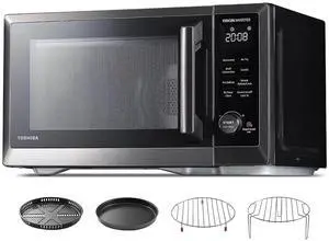 Countertop Microwave Oven Air Fryer Combo, Inverter, Convection, Broil, Speedy Combi, Even Defrost, Humidity Sensor, Mute Function, 27 Auto Menu&47 Recipes, 1.0 cu.ft/30QT, 1000W Countertop Microwave Oven Air Fryer Combo, Inverter, Convection, Broil, Speedy Combi, Even Defrost, Humidity Sensor, Mute Function, 27 Auto Menu&47 Recipes, 1.0 cu.ft/30QT, 1000W