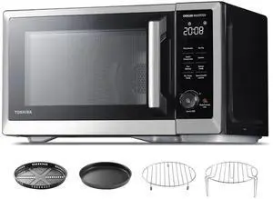 Countertop Microwave Oven Air Fryer Combo, Inverter, Convection, Broil, Speedy Combi, Even Defrost, Humidity Sensor, Mute Function, 27 Auto Menus, 1.0 cu.ft, 1000W, Stainless Steel Countertop Microwave Oven Air Fryer Combo, Inverter, Convection, Broil, Speedy Combi, Even Defrost, Humidity Sensor, Mute Function, 27 Auto Menus, 1.0 cu.ft, 1000W, Stainless Steel