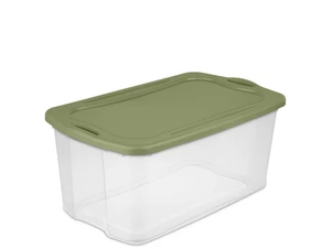 Large Clear Plastic Storage Bins with Lids, 120 Quart Heavy Duty Storage Totes with EZ Carry Handles, Stackable Extra Large Storage Containers for Garage, Closet, Basement Organization Large Clear Plastic Storage Bins with Lids, 120 Quart Heavy Duty Storage Totes with EZ Carry Handles, Stackable Extra Large Storage Containers for Garage, Closet, Basement Organization