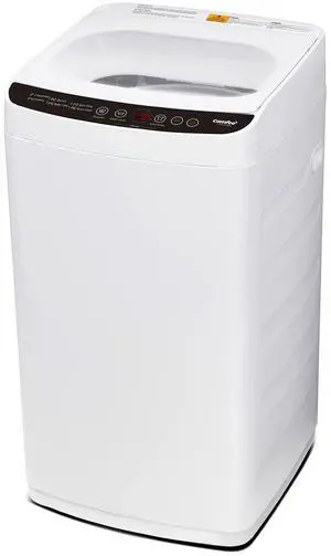 COMFEE' Portable Washing Machine, 0.9 cu.ft Compact Washer With LED Display, 5 Wash Cycles, 2 Built-in Rollers, Space Saving Full-Automatic Washer with wheels COMFEE' Portable Washing Machine, 0.9 cu.ft Compact Washer With LED Display, 5 Wash Cycles, 2 Built-in Rollers, Space Saving Full-Automatic Washer with wheels