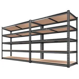 2000LBS Garage Shelving Heavy Duty 72''H Storage Shelves 5 Tier Heavy Duty Shelving, Adjustable Metal Shelves for Garage Pantry Closet Kitchen Basement 35.5" W x72 H x 15.8" D, 2 Pack 2000LBS Garage Shelving Heavy Duty 72''H Storage Shelves 5 Tier Heavy Duty Shelving, Adjustable Metal Shelves for Garage Pantry Closet Kitchen Basement 35.5" W x72 H x 15.8" D, 2 Pack