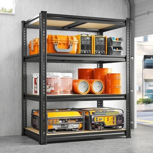 Garage Shelving 60.1" H Storage Shelves Heavy Duty 1800 LBS, 4-Tier Metal Shelving Ajustable Garage Shelves for Warehouse Basement Kitchen Pantry Closet, 60.1" H x 35.5" W x 18" D Garage Shelving 60.1" H Storage Shelves Heavy Duty 1800 LBS, 4-Tier Metal Shelving Ajustable Garage Shelves for Warehouse Basement Kitchen Pantry Closet, 60.1" H x 35.5" W x 18" D