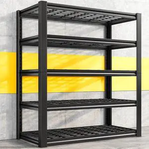 Garage Shelving 3200LBS, 5-Tier Storage Shelves, Adjustable Industrial Metal Shelving Unit for Garage, Basement, Pantry, Warehouse,Commercial, 36" W x 16" D x 72" H Garage Shelving 3200LBS, 5-Tier Storage Shelves, Adjustable Industrial Metal Shelving Unit for Garage, Basement, Pantry, Warehouse,Commercial, 36" W x 16" D x 72" H