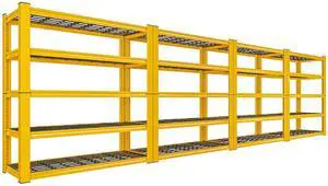 72''H Garage Shelving 3010 LBS Storage Shelves Adjustable Metal Shelving 5 Tier Metal Shelves for Storage Industrial Shelf for Kitchen Pantry Warehouse Basement 72" HX35.5 WX16 D, 4 Pack 72''H Garage Shelving 3010 LBS Storage Shelves Adjustable Metal Shelving 5 Tier Metal Shelves for Storage Industrial Shelf for Kitchen Pantry Warehouse Basement 72" HX35.5 WX16 D, 4 Pack