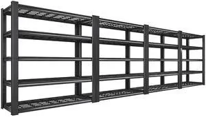 3010LBS Storage Shelves 72" H Garage Shelving Heavy Duty Metal Shelving 5 Tier Adjustable Metal Shelves for Storage for Kitchen Pantry Warehouse Basement 72" H x 35.5" W x 16" D, 4 Pack 3010LBS Storage Shelves 72" H Garage Shelving Heavy Duty Metal Shelving 5 Tier Adjustable Metal Shelves for Storage for Kitchen Pantry Warehouse Basement 72" H x 35.5" W x 16" D, 4 Pack
