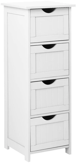 Skinny Bathroom Floor Storage Cabinet,White 12 Inch Wide Deep Small Storage Organizer with 4 Drawers, Wooden Modern Thin Free Standing Tower Cabinet w/ 4 Cute Drawers for Bathroom, Living Room Skinny Bathroom Floor Storage Cabinet,White 12 Inch Wide Deep Small Storage Organizer with 4 Drawers, Wooden Modern Thin Free Standing Tower Cabinet w/ 4 Cute Drawers for Bathroom, Living Room