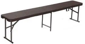 6 FT Plastic Folding Bench with Handle, Sturdy Metal Frame, Perfect for Indoor/Outdoor Party, Picnic, Camping, Restaurant, Dinning Room, Cafe, Wedding and Commercial Events,1P 6 FT Plastic Folding Bench with Handle, Sturdy Metal Frame, Perfect for Indoor/Outdoor Party, Picnic, Camping, Restaurant, Dinning Room, Cafe, Wedding and Commercial Events,1P