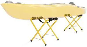 Portable Kayak Storage Rack, Foldable Kayak Stand, Aluminum Freestanding Storage Rack Accessories for Kayaks, Canoes & SUP Paddle Boards, 150 lbs Capacity, No Assembly Portable Kayak Storage Rack, Foldable Kayak Stand, Aluminum Freestanding Storage Rack Accessories for Kayaks, Canoes & SUP Paddle Boards, 150 lbs Capacity, No Assembly