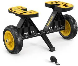 Kayak Cart with10-Inch Kayak Wheels, Canoe Trolley Cart with Adjustable Straps, No Tools Required for Easy Assembly All-Terrain for Kayaks, Canoes, Paddleboards Kayak Cart with10-Inch Kayak Wheels, Canoe Trolley Cart with Adjustable Straps, No Tools Required for Easy Assembly All-Terrain for Kayaks, Canoes, Paddleboards