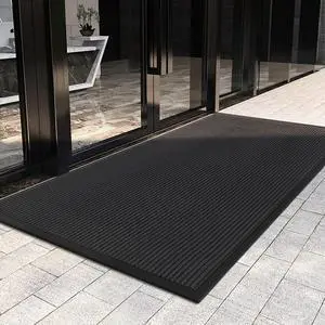 Indoor Outdoor Door Mat, Large Non Slip Dirt Trapper Entry Rug with Rubber Backing, Fade & Stain Resistant Heavy Duty Low Profile Absorbent Doormat for Commercial Use, 35"×70.9", Dark Grey Indoor Outdoor Door Mat, Large Non Slip Dirt Trapper Entry Rug with Rubber Backing, Fade & Stain Resistant Heavy Duty Low Profile Absorbent Doormat for Commercial Use, 35"×70.9", Dark Grey