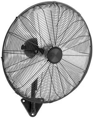 Industrial Wall Mounted Fan, 3-Speed Settings & Max 6170 CFM, 24 Inch Outdoor Oscillating Fan with Aluminum Blades & Copper Motor for Patios, Garage & Shop, UL Certified Industrial Wall Mounted Fan, 3-Speed Settings & Max 6170 CFM, 24 Inch Outdoor Oscillating Fan with Aluminum Blades & Copper Motor for Patios, Garage & Shop, UL Certified