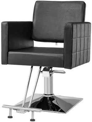 Salon Styling Chair for Hair Stylist Wide Seat, Hydraulic Barber Chair with Stainless Steel Footrest, Black Hair Salon Chair Heavy Duty, Beauty Spa Cosmetology Shampoo Hairdressing Equipment Salon Styling Chair for Hair Stylist Wide Seat, Hydraulic Barber Chair with Stainless Steel Footrest, Black Hair Salon Chair Heavy Duty, Beauty Spa Cosmetology Shampoo Hairdressing Equipment