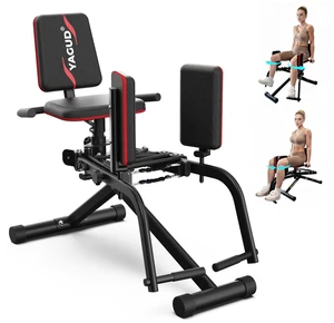 Hip Abductor Machine for Home Gym, 9 Levels Glute Workout Equipment, Booty Builder with 2 Resistance Bands, 2 in 1 Glute & Thigh Abductor Machine for Women & Men Hip Abductor Machine for Home Gym, 9 Levels Glute Workout Equipment, Booty Builder with 2 Resistance Bands, 2 in 1 Glute & Thigh Abductor Machine for Women & Men