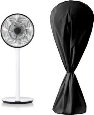 SUNSURE Floor Fans Cover 57x29in Electric Fan Dust Cover Waterproof Dustproof Cover Fans Protection for Floor Pedestal Stand Fans (Black) SUNSURE Floor Fans Cover 57x29in Electric Fan Dust Cover Waterproof Dustproof Cover Fans Protection for Floor Pedestal Stand Fans (Black)