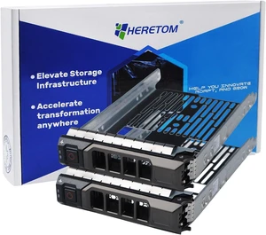 2-Pack Hard Drive Tray Caddy 3.5 SSD Caddy F238F 0F238F SAS SATA Hard Drive Bracket Compatible for Dell Poweredge T330 T430 T630 R230 R330 R430 R530 R630 R730 R730XD R930 2-Pack Hard Drive Tray Caddy 3.5 SSD Caddy F238F 0F238F SAS SATA Hard Drive Bracket Compatible for Dell Poweredge T330 T430 T630 R230 R330 R430 R530 R630 R730 R730XD R930