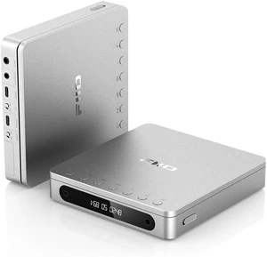 FiiO DM13 Multifunctional Portable Stereo CD Player with Long-Lasting Battery, Supports USB Ripping, Optical/coaxial/3.5mm/4.4mm outputs (Skylight Bluetooth) Silver Bluetooth FiiO DM13 Multifunctional Portable Stereo CD Player with Long-Lasting Battery, Supports USB Ripping, Optical/coaxial/3.5mm/4.4mm outputs (Skylight Bluetooth) Silver Bluetooth