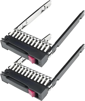 2-Pack Hard Drive Caddy 2.5 Hard Drive Bracket 500223-001 500223-002 SSD Caddy Compatible for HP G5 G6 G7 DL380 DL360 DL580 BL460c ML350 ML370 ML570 2-Pack Hard Drive Caddy 2.5 Hard Drive Bracket 500223-001 500223-002 SSD Caddy Compatible for HP G5 G6 G7 DL380 DL360 DL580 BL460c ML350 ML370 ML570