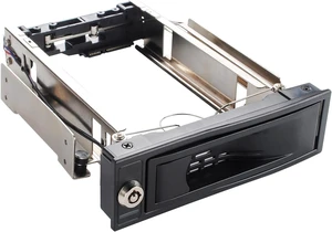 5.25 Trayless Hot Swap Mobile Rack for 3.5 Hard Drive Adatper, Lockable Drive Bay and LED Light, with SATA Power Cable 5.25 Trayless Hot Swap Mobile Rack for 3.5 Hard Drive Adatper, Lockable Drive Bay and LED Light, with SATA Power Cable