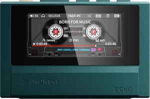 FiiO Echo 4G Hi-Res Digital Audio Player, Dual DAC Bluetooth Music Player, 4.4mm Balanced Output, Color Screen, Portable DAP (Black 4G) green FiiO Echo 4G Hi-Res Digital Audio Player, Dual DAC Bluetooth Music Player, 4.4mm Balanced Output, Color Screen, Portable DAP (Black 4G) green