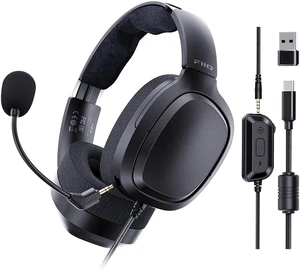 FiiO FG3 Gaming Headset, Dual Dynamic Driver USB Headphones with Detachable ENC Microphone, Virtual 7.1 Surround Sound, Hi-Res DAC, DSP EQ, Compatible with PC, PS5, Xbox & Switch FiiO FG3 Gaming Headset, Dual Dynamic Driver USB Headphones with Detachable ENC Microphone, Virtual 7.1 Surround Sound, Hi-Res DAC, DSP EQ, Compatible with PC, PS5, Xbox & Switch
