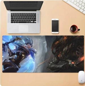 League of Legends Riven,Yasuo mouse pad Extended Gaming Mouse Pad with Stitched Edges, Large Mouse pad with Non-Slip Rubber Base for Work & Gaming, Office & Home 300/250mm League of Legends Riven,Yasuo mouse pad Extended Gaming Mouse Pad with Stitched Edges, Large Mouse pad with Non-Slip Rubber Base for Work & Gaming, Office & Home 300/250mm