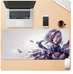 League of Legends Fiora mouse pad Extended Gaming Mouse Pad with Stitched Edges, Large Mouse pad with Non-Slip Rubber Base for Work & Gaming, Office & Home 300/250mm League of Legends Fiora mouse pad Extended Gaming Mouse Pad with Stitched Edges, Large Mouse pad with Non-Slip Rubber Base for Work & Gaming, Office & Home 300/250mm