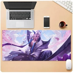League of Legends Yone, the Unforgotten mouse pad Extended Gaming Mouse Pad with Stitched Edges, Large Mouse pad with Non-Slip Rubber Base for Work & Gaming, Office & Home 300/250mm League of Legends Yone, the Unforgotten mouse pad Extended Gaming Mouse Pad with Stitched Edges, Large Mouse pad with Non-Slip Rubber Base for Work & Gaming, Office & Home 300/250mm