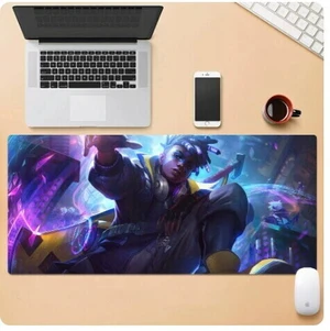 League of Legends Ekko, the Boy Who Shattered Time mouse pad Extended Gaming Mouse Pad with Stitched Edges, Large Mouse pad with Non-Slip Rubber Base for Work & Gaming, Office & Home 300/250mm League of Legends Ekko, the Boy Who Shattered Time mouse pad Extended Gaming Mouse Pad with Stitched Edges, Large Mouse pad with Non-Slip Rubber Base for Work & Gaming, Office & Home 300/250mm