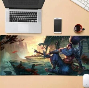 League of Legends Yasuo, the Unforgiven mouse pad Extended Gaming Mouse Pad with Stitched Edges, Large Mouse pad with Non-Slip Rubber Base for Work & Gaming, Office & Home 300/250mm League of Legends Yasuo, the Unforgiven mouse pad Extended Gaming Mouse Pad with Stitched Edges, Large Mouse pad with Non-Slip Rubber Base for Work & Gaming, Office & Home 300/250mm