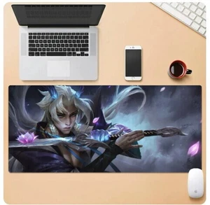 League of Legends Yone, the Unforgotten mouse pad Extended Gaming Mouse Pad with Stitched Edges, Large Mouse pad with Non-Slip Rubber Base for Work & Gaming, Office & Home300/250mm League of Legends Yone, the Unforgotten mouse pad Extended Gaming Mouse Pad with Stitched Edges, Large Mouse pad with Non-Slip Rubber Base for Work & Gaming, Office & Home300/250mm