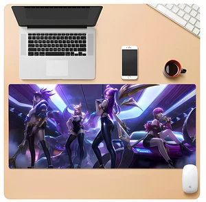 League of Legends K/DA mouse pad Extended Gaming Mouse Pad with Stitched Edges, Large Mouse pad with Non-Slip Rubber Base for Work & Gaming, Office & Home 300/250mm League of Legends K/DA mouse pad Extended Gaming Mouse Pad with Stitched Edges, Large Mouse pad with Non-Slip Rubber Base for Work & Gaming, Office & Home 300/250mm