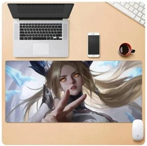 League of Legends Irelia, the Blade Dancer mouse pad Extended Gaming Mouse Pad with Stitched Edges, Large Mouse pad with Non-Slip Rubber Base for Work & Gaming, Office & Home 300/250mm League of Legends Irelia, the Blade Dancer mouse pad Extended Gaming Mouse Pad with Stitched Edges, Large Mouse pad with Non-Slip Rubber Base for Work & Gaming, Office & Home 300/250mm
