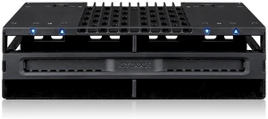 ICY DOCK 4 Bay 2.5 SAS/SATA SSD/HDD Tool Free Mobile Rack for 5.25" Bay | flexiDOCK MB024SP-B ICY DOCK 4 Bay 2.5 SAS/SATA SSD/HDD Tool Free Mobile Rack for 5.25" Bay | flexiDOCK MB024SP-B