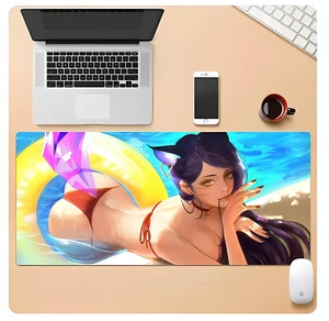 League of Legends Pool Party Summer Theme mouse pad Extended Gaming Mouse Pad with Stitched Edges, Large Mouse pad with Non-Slip Rubber Base for Work & Gaming, Office & Home 300/250mm League of Legends Pool Party Summer Theme mouse pad Extended Gaming Mouse Pad with Stitched Edges, Large Mouse pad with Non-Slip Rubber Base for Work & Gaming, Office & Home 300/250mm
