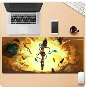 League of Legends Jinx, the Loose Cannon mouse pad Extended Gaming Mouse Pad with Stitched Edges, Large Mouse pad with Non-Slip Rubber Base for Work & Gaming, Office & Home 300/250mm League of Legends Jinx, the Loose Cannon mouse pad Extended Gaming Mouse Pad with Stitched Edges, Large Mouse pad with Non-Slip Rubber Base for Work & Gaming, Office & Home 300/250mm