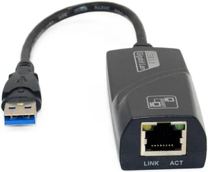 USB 3.0 to Ethernet Adapter, Driver Free 10/100/1000 Mbps Network RJ45 LAN Wired Gigabit Ethernet Adapter for Windows 10, 8.1, 7, XP, Linux, Mac OS, Chrome OS USB 3.0 to Ethernet Adapter, Driver Free 10/100/1000 Mbps Network RJ45 LAN Wired Gigabit Ethernet Adapter for Windows 10, 8.1, 7, XP, Linux, Mac OS, Chrome OS