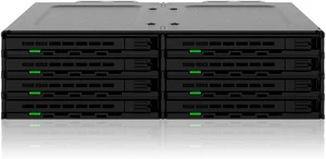 ICY Dock ExpressCage MB038SP-B Drive Enclosure for 5.25" SATA/600, 12Gb/s SAS Rack-mountable - Black ICY Dock ExpressCage MB038SP-B Drive Enclosure for 5.25" SATA/600, 12Gb/s SAS Rack-mountable - Black