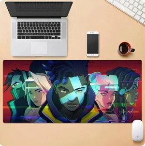 League of Legends The Real Damage Virtual Band Skin mouse pad Extended Gaming Mouse Pad with Stitched Edges, Large Mouse pad with Non-Slip Rubber Base for Work & Gaming, Office & Home 300/250mm League of Legends The Real Damage Virtual Band Skin mouse pad Extended Gaming Mouse Pad with Stitched Edges, Large Mouse pad with Non-Slip Rubber Base for Work & Gaming, Office & Home 300/250mm