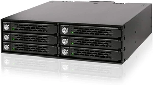 ICY DOCK ToughArmor MB996SK-6SB Rugged 6 x 2.5 SAS/SATA HDD/SSD Mobile Rack Enclosure for 5.25" Bay (with Keylock) ICY DOCK ToughArmor MB996SK-6SB Rugged 6 x 2.5 SAS/SATA HDD/SSD Mobile Rack Enclosure for 5.25" Bay (with Keylock)