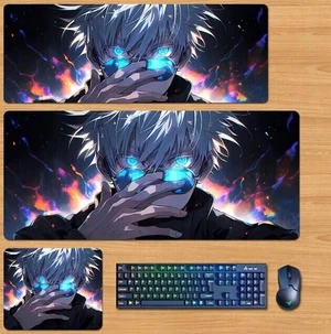 Jujutsu Kaisen Skin mouse pad Extended Gaming Mouse Pad with Stitched Edges, Large Mouse pad with Non-Slip Rubber Base for Work & Gaming, Office & Home 300/250mm Jujutsu Kaisen Skin mouse pad Extended Gaming Mouse Pad with Stitched Edges, Large Mouse pad with Non-Slip Rubber Base for Work & Gaming, Office & Home 300/250mm