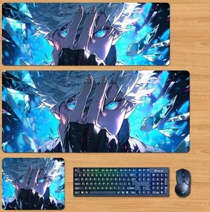 Jujutsu Kaisen Skin mouse pad Extended Gaming Mouse Pad with Stitched Edges, Large Mouse pad with Non-Slip Rubber Base for Work & Gaming, Office & Home 300/250mm Jujutsu Kaisen Skin mouse pad Extended Gaming Mouse Pad with Stitched Edges, Large Mouse pad with Non-Slip Rubber Base for Work & Gaming, Office & Home 300/250mm