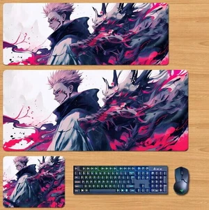 Jujutsu Kaisen Skin mouse pad Extended Gaming Mouse Pad with Stitched Edges, Large Mouse pad with Non-Slip Rubber Base for Work & Gaming, Office & Home 300/250mm Jujutsu Kaisen Skin mouse pad Extended Gaming Mouse Pad with Stitched Edges, Large Mouse pad with Non-Slip Rubber Base for Work & Gaming, Office & Home 300/250mm