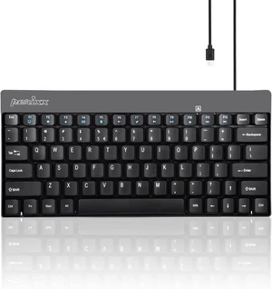 Perixx PERIBOARD-422 Wired USB-C Mini Keyboard, USB Type C Connector, Black, US English Layout Perixx PERIBOARD-422 Wired USB-C Mini Keyboard, USB Type C Connector, Black, US English Layout