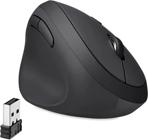 Perixx Perimice-719L, Left Handed Wireless Vertical Mouse, Portable Size for Laptops Computer, 3 Level DPI Perixx Perimice-719L, Left Handed Wireless Vertical Mouse, Portable Size for Laptops Computer, 3 Level DPI