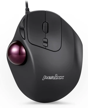 Perixx Perimice-517 Wired Trackball USB Mouse, 7 Button Design, Build-in 1.34 Inch Trackball with Pointing Feature Perixx Perimice-517 Wired Trackball USB Mouse, 7 Button Design, Build-in 1.34 Inch Trackball with Pointing Feature