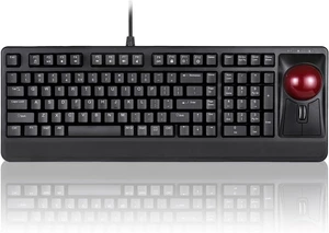 Perixx Periboard-522 Wired Trackball Mechanical Keyboard, Build-in 2.17 Inch Trackball with Pointing and Scrolling Feature, Durable 3.2lbs Weight Perixx Periboard-522 Wired Trackball Mechanical Keyboard, Build-in 2.17 Inch Trackball with Pointing and Scrolling Feature, Durable 3.2lbs Weight