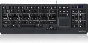 Perixx Periboard-313 Wired USB Backlit Keyboard with Touchpad, Full Size Layout, 3 Level LED Backlit Design, Black, US English Layout (11445) Perixx Periboard-313 Wired USB Backlit Keyboard with Touchpad, Full Size Layout, 3 Level LED Backlit Design, Black, US English Layout (11445)